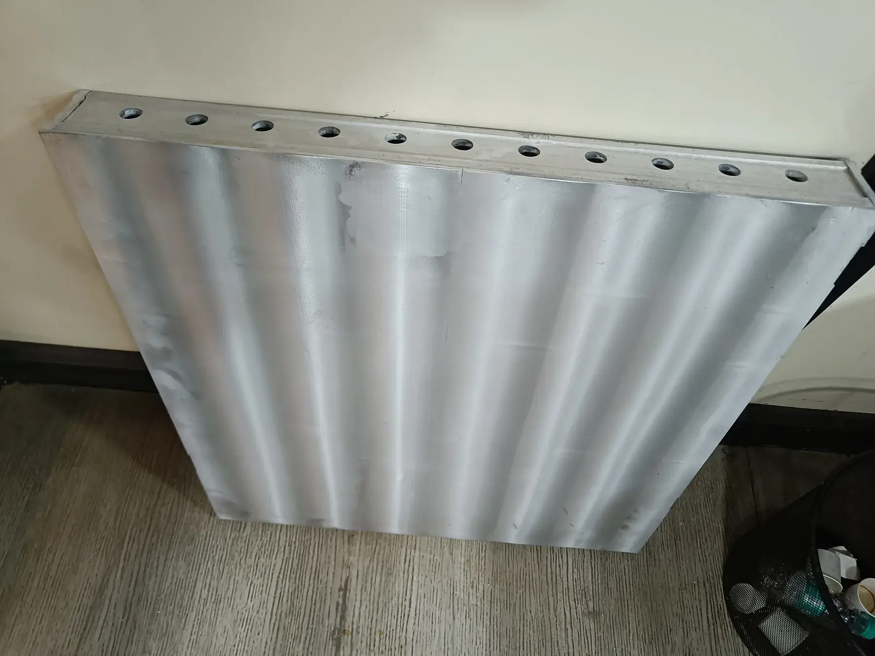 Finished aluminium formwork panel manufactured by Schach Engineers