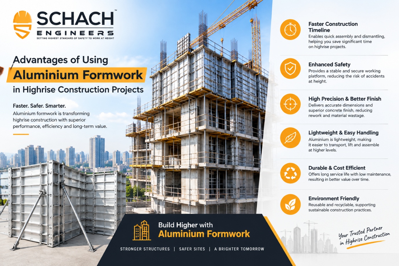Advantages of Using Aluminium Formwork Systems in High-Rise Construction Projects