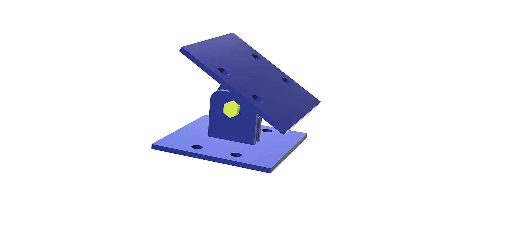 3D product view of an adjustable MS formwork foot adapter