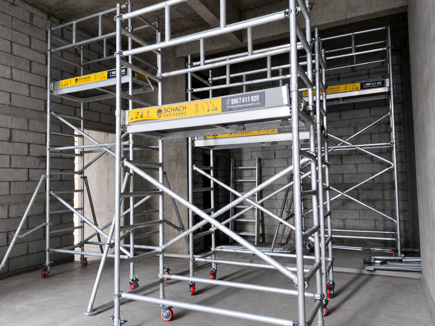 Aluminium Scaffolding by Schach Engineers